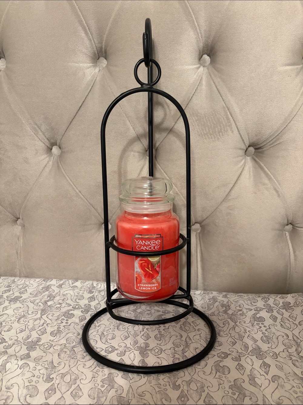Millstream Home Iron Hook Candle Holder black matte finish hand-forged by Amish
